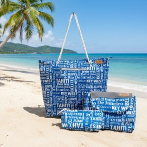 beach bag ensemble